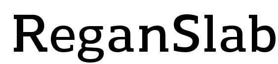 ReganSlab DemiBold Font