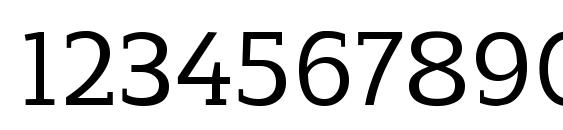 ReganSlab Medium Font, Number Fonts