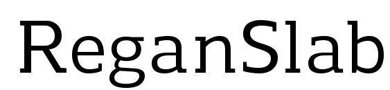 ReganSlab Medium Font