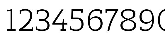 ReganSlab Regular Font, Number Fonts