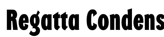 Regatta Condensed LET Plain.1.0 font, free Regatta Condensed LET Plain.1.0 font, preview Regatta Condensed LET Plain.1.0 font