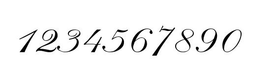 Regency DB Font, Number Fonts