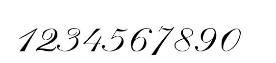 Regency Regular Font, Number Fonts