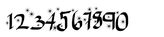 Regifter stars Font, Number Fonts