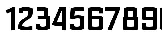 Regra Bold Font, Number Fonts