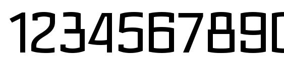 Regra Font, Number Fonts