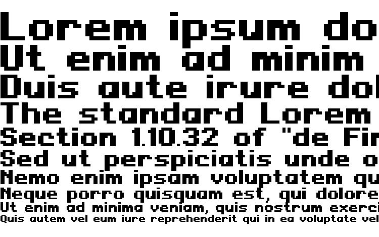 specimens Regupix bold font, sample Regupix bold font, an example of writing Regupix bold font, review Regupix bold font, preview Regupix bold font, Regupix bold font