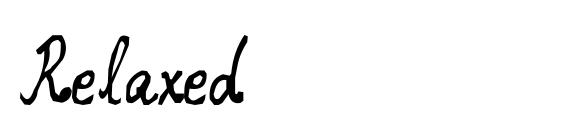 Relaxed Font