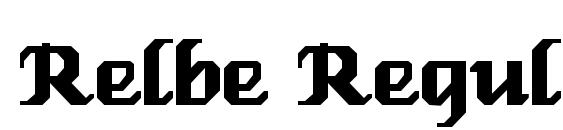 Relbe Regular font, free Relbe Regular font, preview Relbe Regular font