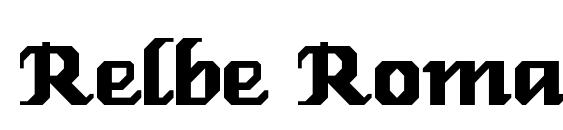 Relbe Roman font, free Relbe Roman font, preview Relbe Roman font