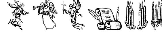 Religioussymbols Font, Number Fonts