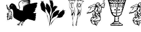 шрифт Religioussymbols, бесплатный шрифт Religioussymbols, предварительный просмотр шрифта Religioussymbols