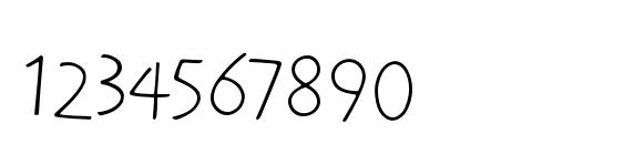 ReliqStd LightActive Font, Number Fonts