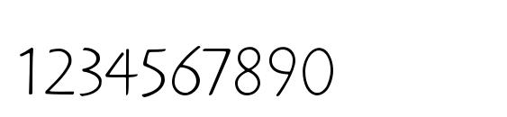ReliqStd LightCalm Font, Number Fonts