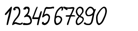 Repivmanusc Bold Font, Number Fonts