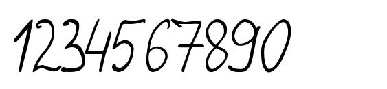 Repivmanusc Font, Number Fonts