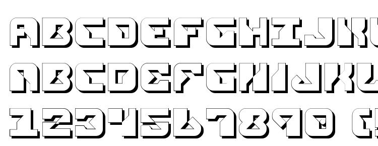 glyphs Replicant Shadow font, сharacters Replicant Shadow font, symbols Replicant Shadow font, character map Replicant Shadow font, preview Replicant Shadow font, abc Replicant Shadow font, Replicant Shadow font