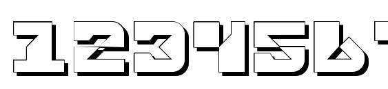 Replicant Shadow Font, Number Fonts