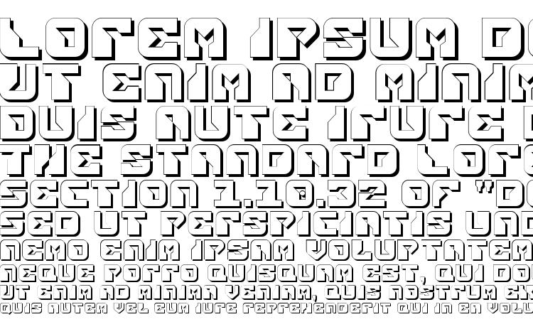 specimens Replicant Shadow font, sample Replicant Shadow font, an example of writing Replicant Shadow font, review Replicant Shadow font, preview Replicant Shadow font, Replicant Shadow font