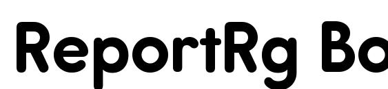 ReportRg Bold font, free ReportRg Bold font, preview ReportRg Bold font