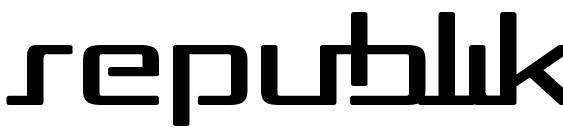 Republika ii exp Font