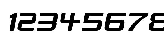 Republikaps italic Font, Number Fonts