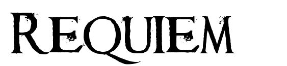 Requiem font, free Requiem font, preview Requiem font