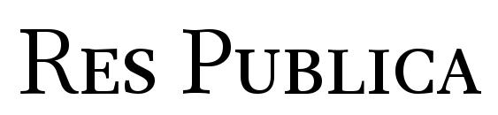 Res Publica SC font, free Res Publica SC font, preview Res Publica SC font