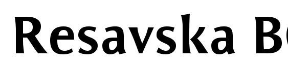 Resavska BG Sans Bold font, free Resavska BG Sans Bold font, preview Resavska BG Sans Bold font