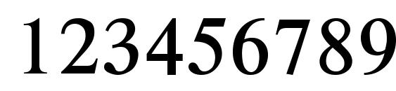 Respect plain Font, Number Fonts