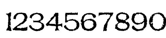 Respess capitals medium Font, Number Fonts