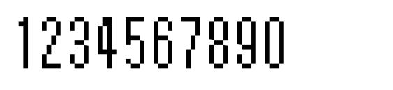 Return of ganon regular Font, Number Fonts