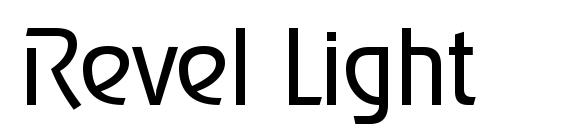 Revel Light font, free Revel Light font, preview Revel Light font