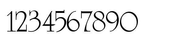 Reverence Normal Font, Number Fonts