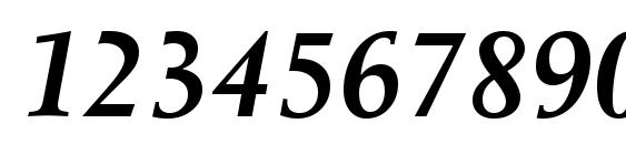 Revival 565 Bold Italic BT Font, Number Fonts
