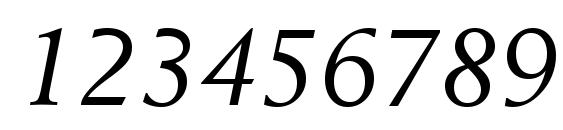 Revival 565 Italic BT Font, Number Fonts