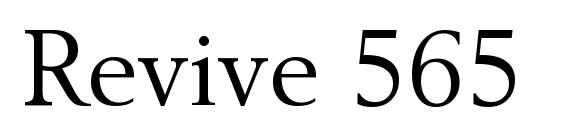 шрифт Revive 565, бесплатный шрифт Revive 565, предварительный просмотр шрифта Revive 565
