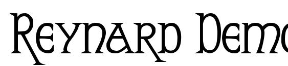 Reynard Demo font, free Reynard Demo font, preview Reynard Demo font