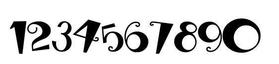 RhubarbPie Font, Number Fonts