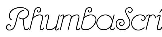 RhumbaScript Font, TTF Fonts