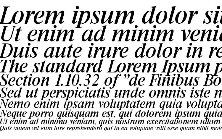 specimens Riccione Serial RegularItalic DB font, sample Riccione Serial RegularItalic DB font, an example of writing Riccione Serial RegularItalic DB font, review Riccione Serial RegularItalic DB font, preview Riccione Serial RegularItalic DB font, Riccione Serial RegularItalic DB font