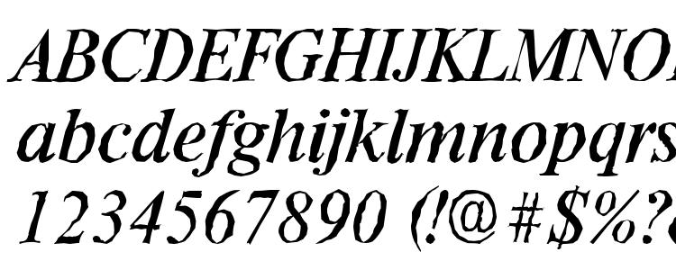 glyphs RiccioneAntique Italic font, сharacters RiccioneAntique Italic font, symbols RiccioneAntique Italic font, character map RiccioneAntique Italic font, preview RiccioneAntique Italic font, abc RiccioneAntique Italic font, RiccioneAntique Italic font