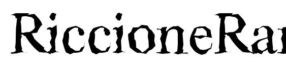 RiccioneRandom Regular font, free RiccioneRandom Regular font, preview RiccioneRandom Regular font