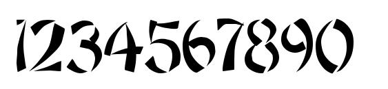 Rickshaw Regular Font, Number Fonts