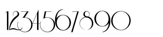 Riesling Font, Number Fonts