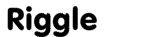 Riggle font, free Riggle font, preview Riggle font