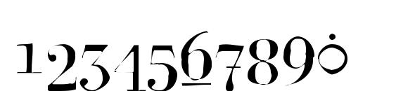 RinaGaunt Font, Number Fonts