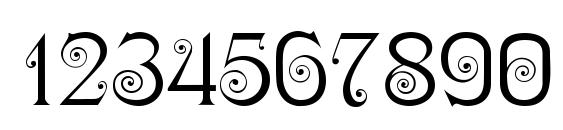 Ringlet Regular Font, Number Fonts