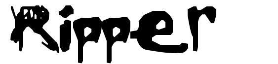 Ripper font, free Ripper font, preview Ripper font