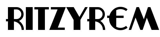 RitzyRemix font, free RitzyRemix font, preview RitzyRemix font